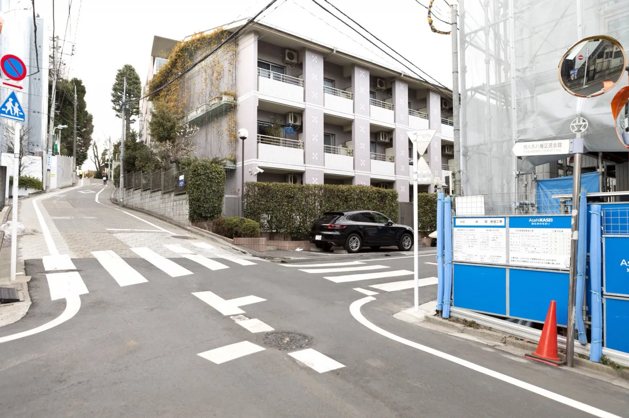 代々木公園駅からの道７